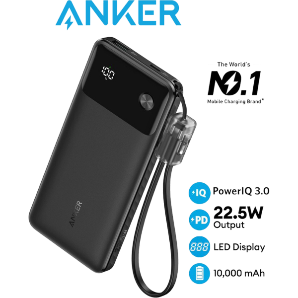 Anker 10000mAh 22.5W Power Bank