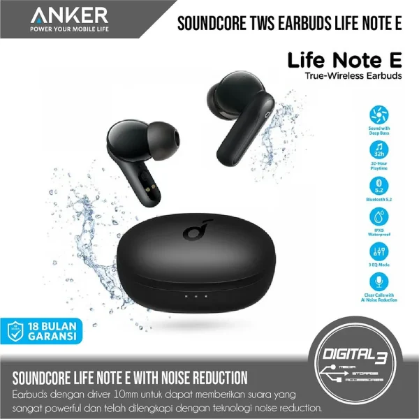 Anker Soundcore Life Note E — Black