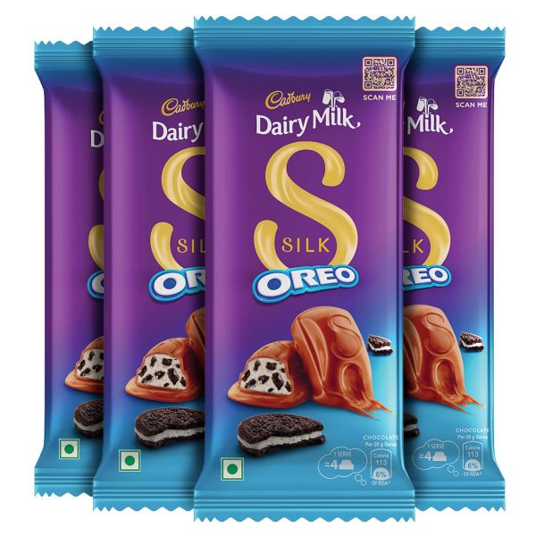 Cadbury Dairy Milk Silk Oreo Chocolate Bar 130gm[4 piece]