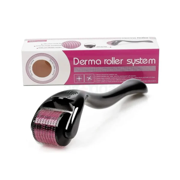 Derma Roller Micro Needle for Hair, Beard Growth and Facial Skin Therapy