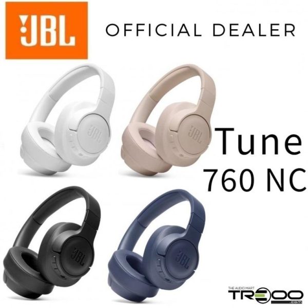 JBL TUNE 760NC Blue Over-Ear Bluetooth Headphone