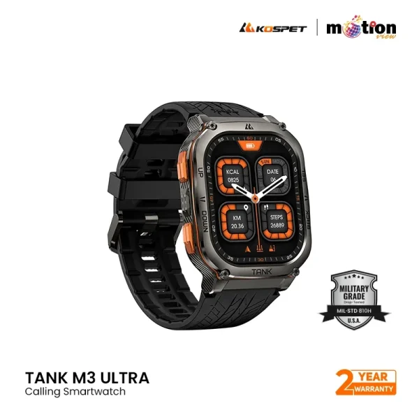 KOSPET TANK M3 Ultra Calling Rugged Smartwatch with GPS