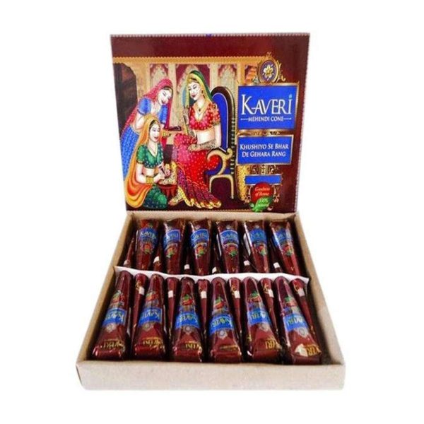 Kaveri Mehendi Cone - 12 pcs Box