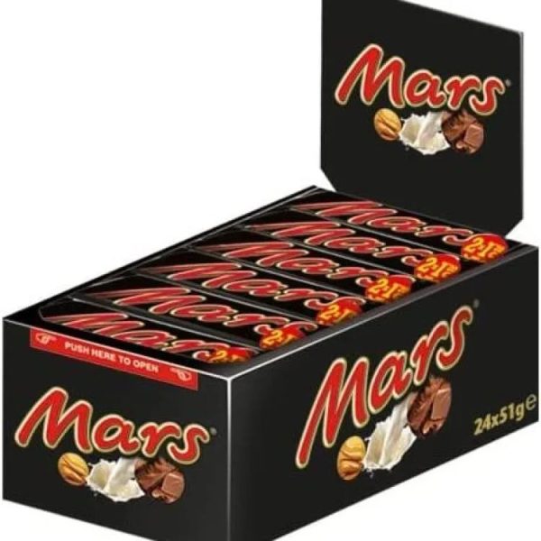 Mars Chocolate Bar-51g,Box 24pcs