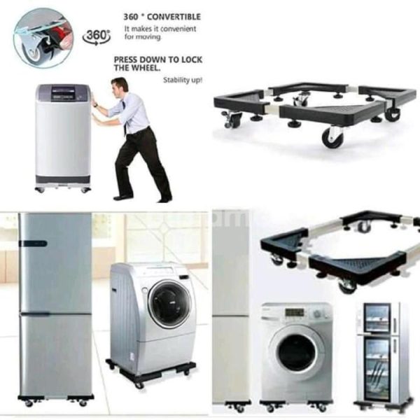 Multifunction Movable Washing Machine Base Fridge Stand