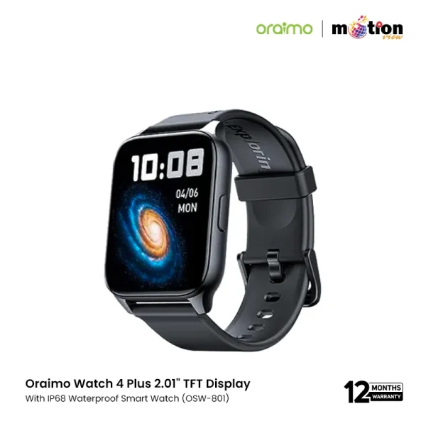 Oraimo Watch 4 Plus BT Calling Smart Watch(OSW-801)