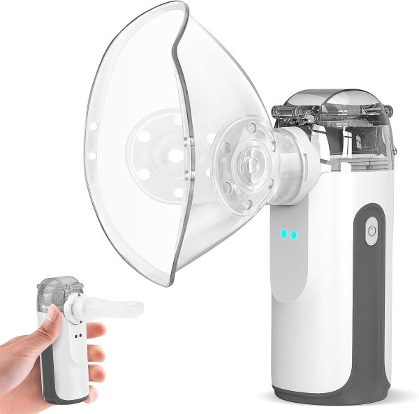 Portable Nebulizer Handheld Nebulizer for Cough, Personal Cool Mist Steam Inhaler for Kids and Adult Nebulizer machine