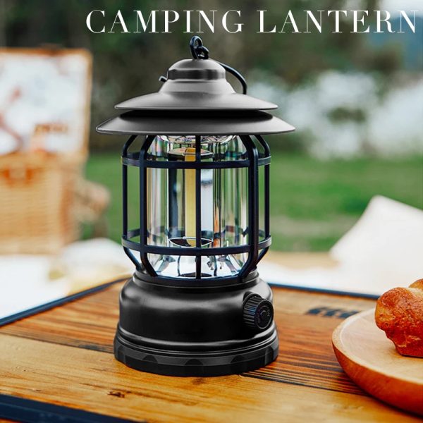 Portable Retro Camping Lamp