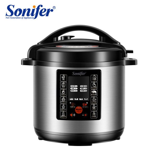 Sonifer SF-4031 Household 220V large capacity 6 Liter Multifunction Digital Display Touch Panel Electric Pressure Cooker