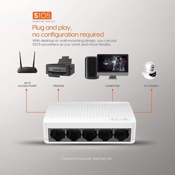 Tenda S105 5-port Ethernet Switch