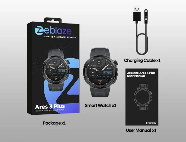 Zeblaze Ares 3 Plus BT Calling Smart Watch