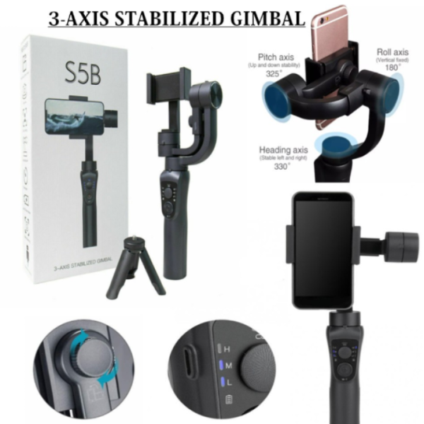 wiwu s5b 3-axis stabilized gimbal