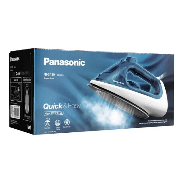 Panasonic NI-S430 Powerful Steam Iron with Titanium Soleplate