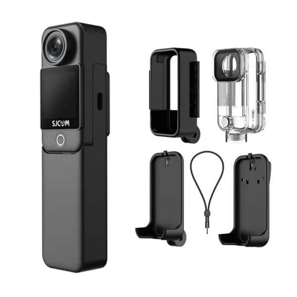 SJCAM 6-Axis C300 4K Dual Touchscreen Action Camera (Black)