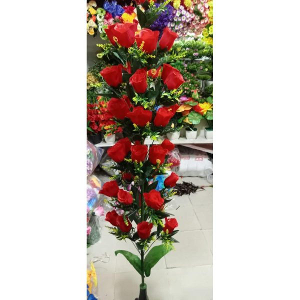 Artificial Plastic Plant Tree - Rose plant Long