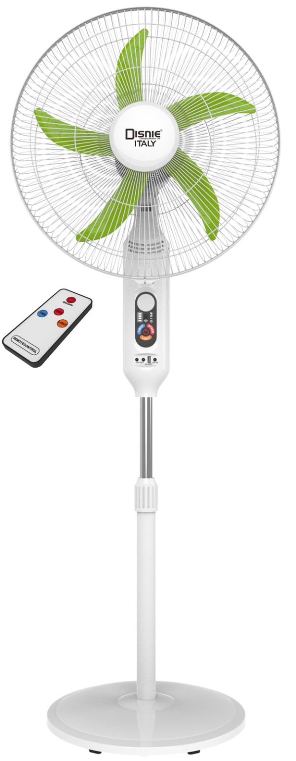 Disnie DRSF-7818R Rechargeable AC/DC Stand Fan 18" with Remote